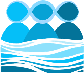 The Blue Nile Stories logo: three figures above blue waves.